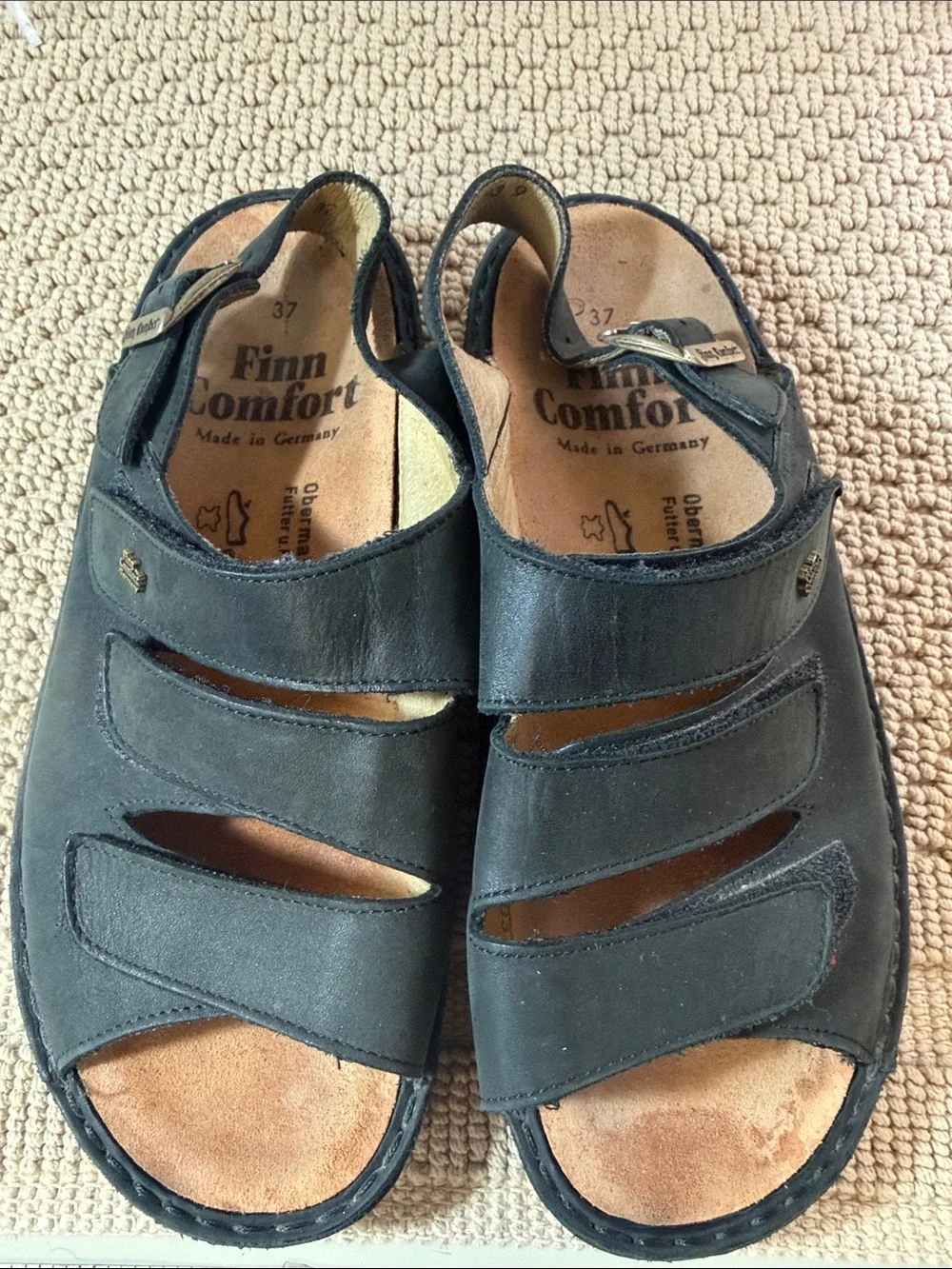 Finn Comfort Triple Adjustable Straps | Made in Germany EU 37